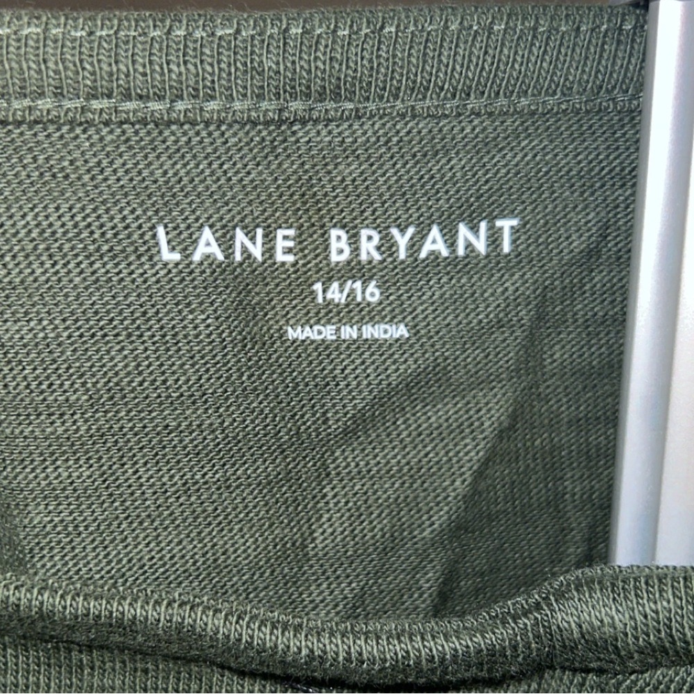 Lane Bryant- Square-Neck Button-Front Top - Picture 9 of 11